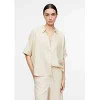 Comma, Kurzarmbluse Beige 42