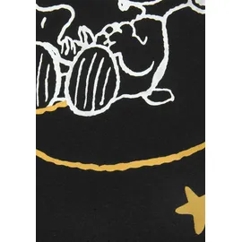 Peanuts Pyjama (2 tlg.), mit Snoopy Druckmotiv schwarz