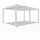 Weide Deluxe Plus Pavillon 3,6 x 5,3 m Beige
