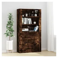 VidaXL Highboard Räuchereiche Holzwerkstoff