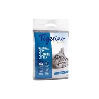 Tigerino Premium Katzenstreu - 6 kg - 6 kg Sensitive (parfümfrei)