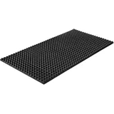 akupur Schaumstoffpyramidenplatte anthrazit 2 St. 100 x 200 x 7 cm
