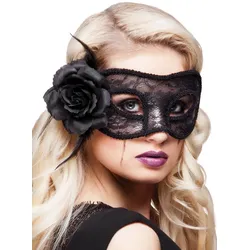 Venezianische Spitzenmaske Mit Blume - OS