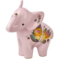 GOEBEL »Elephant«, Porzellan, Figur - Wanjala rosa