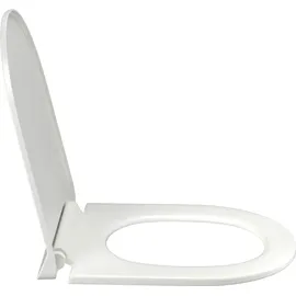 vidaXL Toilettensitz mit Absenkautomatik und Quick-Release Weiß