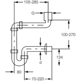 Haas + Sohn 4832 Raumsparsiphon