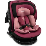 CARETERO Autositz Kinder Autokindersitz Mokki, ISOFIX, 40-150cm, Schmutziges Rosa