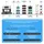 kiebel.de Crystal IX Gaming-PC AMD Ryzen 7 9700X 4,5 GHz 32 GB RAM 2 TB SSD Radeon RX 9060 XT Windows 11