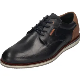 BULLBOXER Halbschuhe Herren Navy/Braun 43