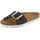 ELBSAND Pantolette Mule, offener Schuh, Sommerschuhe, Lederpantolette anthrazit