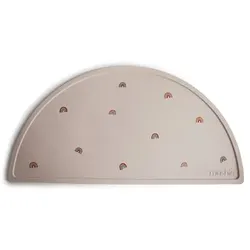 mushie Tischset Silikon Rainbow