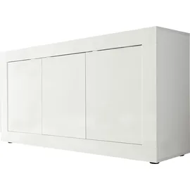 Home Affaire Basic 160 x 86 x 43 cm Weiß hochglanz