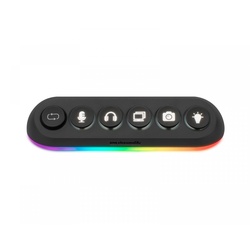 Streamplify HUB DECK 5, RGB 5-Port USB Hub, 12V - Schwarz