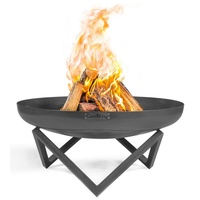 TRIZERATOP Feuerschale CookKing - "SANTIAGO" (Größe Feuerschale: Ø 70cm / Zubehör Feuerschale: