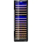 HENDI Weinkühlschrank, mit 2 Zonen, Getränkekühlschrank, Platz für 160 Flaschen, 447L, 220-240V, 150W, 595x685x(H)1795mm