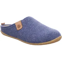 ROHDE Damen Pantoffel Softfilz Hausschuh Wechselfußbett 6860, Größe:38 EU, Farbe:Blau