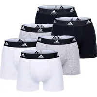 Adidas adidas, Herren Unterhosen, Brief (6PK), Mehrfarbig, XL