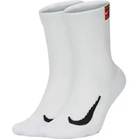 Nike NIKECourt Multiplier Cushioned Crew Tennissocken white/white 34-38