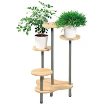 KESPER Blumenständer 64,5 x 72,5 x 46 cm Grau/Weiß