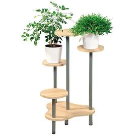 KESPER Blumenständer 64,5 x 72,5 x 46 cm Grau/Weiß