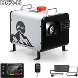 Diesel Standheizung - HC2-H All-in-One - 8 kW Luftheizung - Bluetooth App-Steuerung - 12/24 V - 5 l Tank - Tragbare Heizung für Auto, Wohnmobil, Boot