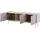 Feldmann-Wohnen Color Lowboard 144x37x55 cm Weiß/Eiche Matt