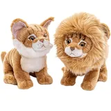 Uni Toys Maine-Coon-Katze 20 cm Braun