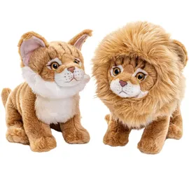 Uni Toys Maine-Coon-Katze 20 cm Braun