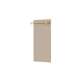 Möbel Kraft Garderobenpaneel creme Holzwerkstoff ¦ Maße (cm): B: 83 H: 183 T: 29.0