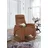 exxpo - sofa fashion Relaxsessel Ascoli Kunstleder 88 x 106 x 99 cm Braun mit Relaxfunktion