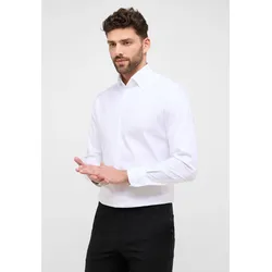 Langarmhemd ETERNA "MODERN FIT", Herren, Gr. 44, Normalgrößen, weiß, 100% cotton, tailliert, Langarm Manschette, Hemden