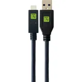 TECHLY USB-A auf USB-C 1 m Schwarz