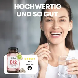 yes vegan Vitamin B12 hochdosiert Kapseln 180 St.