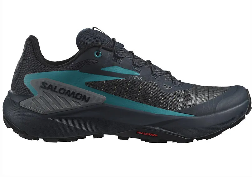 Herren Laufschuhe Salomon Genesis Carbon/Tahitian Tide/Quiet Shade  UK 12,5 - grau