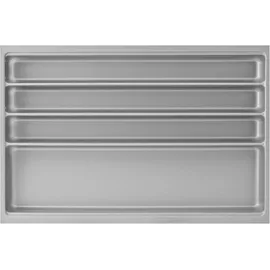 Agoform Scoop II Besteckeinsatz 474 x 716 x 59 mm Silber