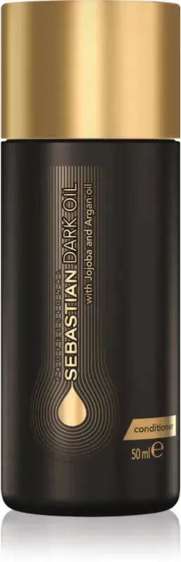Sebastian Professional Dark Oil feuchtigkeitsspendender Conditioner für glänzendes und geschmeidiges Haar 50 ml