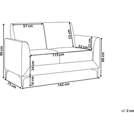 Beliani 2-Sitzer FENES