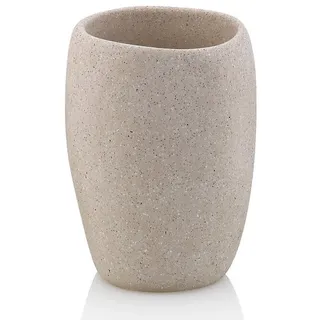 Kela Zahnputzbecher Roda Zement Beige