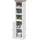 vidaXL Bodo Badschrank 44 x 160 x 30 cm Weiß/Braun