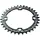 Race Face Narrow Wide Kettenblatt 104 mm 38 Zähne Schwarz