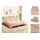 vidaXL Bettwäsche-Set Rosa 200 x 220 cm
