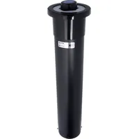 San Jamar Euro EZ-Fit, Schwarz, Kunststoff, Einheitsgröße, 6 Becher