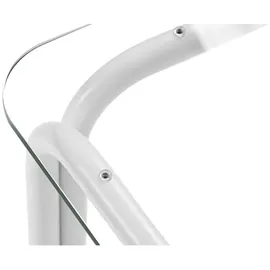 Konsimo RAMBE Gartentisch 95 x 65 x 41,5 cm Weiß