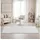 Homestyle4u Teppich Kurzflor 160x230 cm Grau Schlafzimmer Wohnzimmer 3022