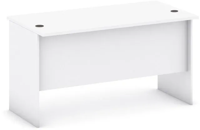 Büroschreibtisch MIRELLI, 140x80 cm, weiß