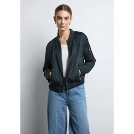 STREET ONE Damen A212259 Satin-Blouson, Hunter Green, 34