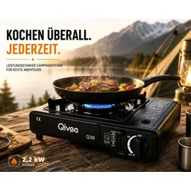 qivee Gaskocher Campingkocher Qivee