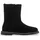 Birkenstock für Damen. 1030242 Uppsala Zip Shearling Lederstiefel schwarz (39), Wohnung, Reißverschluss, Lässig
