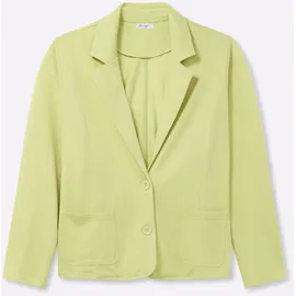 sheego Sweatblazer in pistazie | Gr.: 58