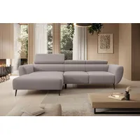 Ecksofa WERK2 "Alisson, mit elektrischer Sitztiefenverstellung, L-Form, Breite 277 cm", beige, B:277cm H:76cm T:174cm, 92% Polyester, 8% Nylon, Sofas, Ecksofa, Alisson – flexibler Komfort mit modernem Design und smarten Details., Topseller